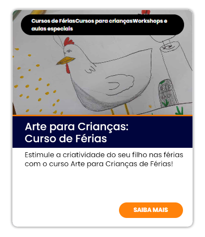 Arte Para Crianças - Curso de Ferias